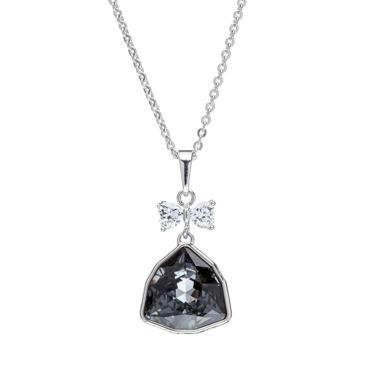 Silvernight Swarovski Crystal Pendant Necklace With Bow sold by Zulily