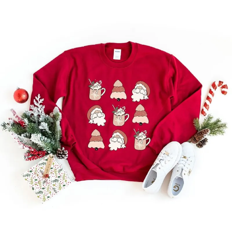 Santa Tree Mug Chart Graphic Sweatshirt sold by Zulily
