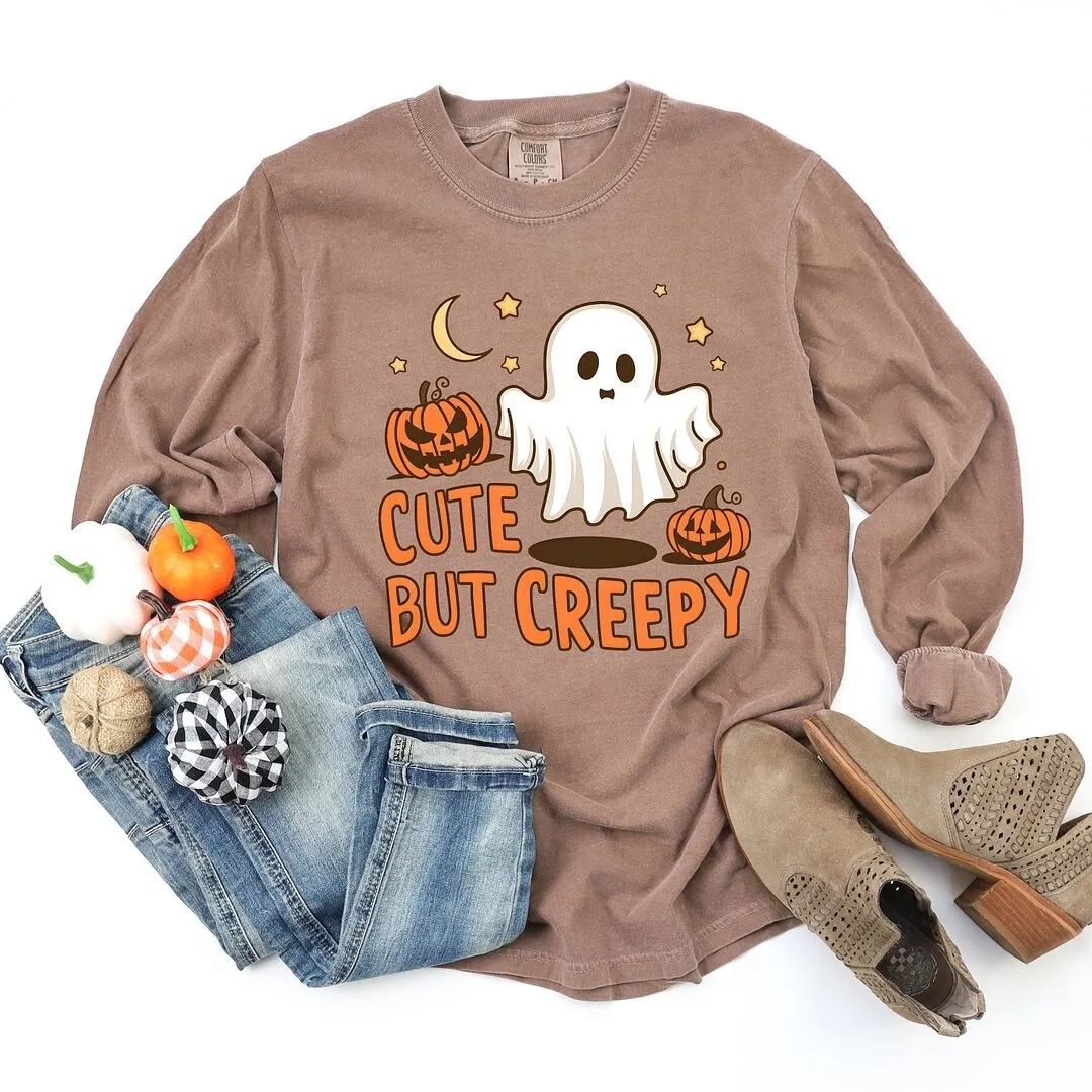 Cute But Creepy Garment Dyed Long Sleeve sold by Zulily