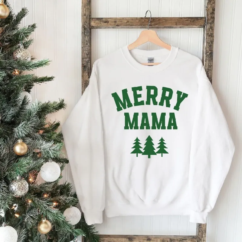 Merry Mama Pine Tree Graphic Sweatshirt sold by Zulily