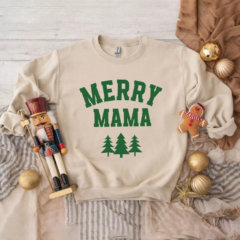 Merry Mama Pine Tree Graphic Sweatshirt sold by Zulily