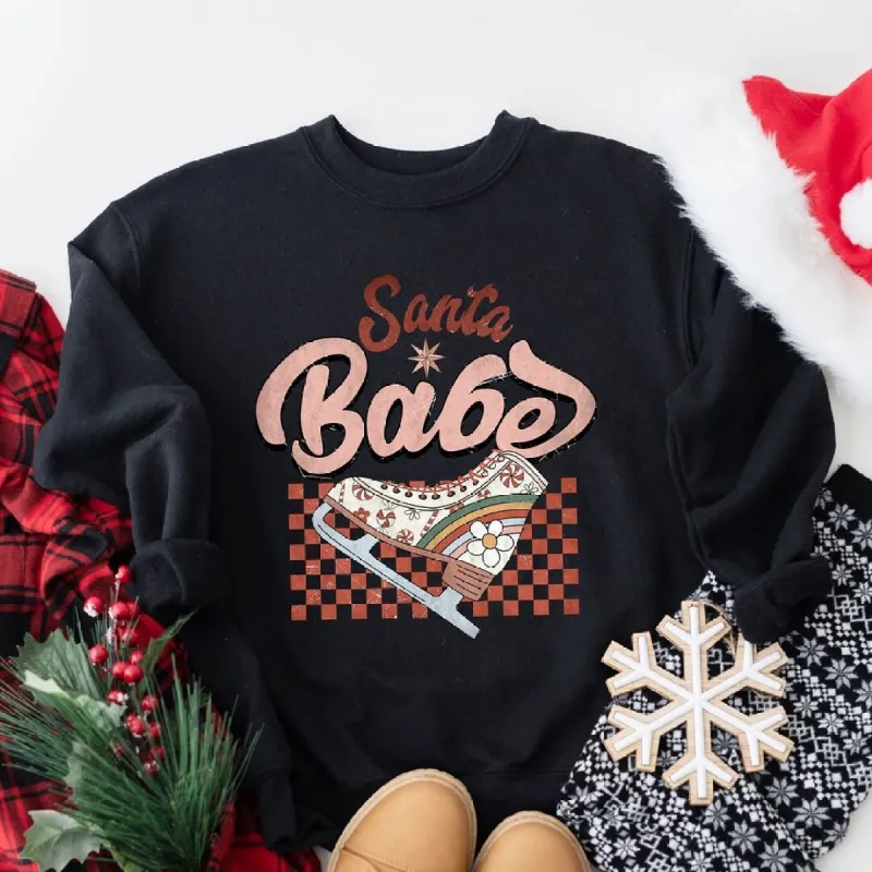 Santa Babe Graphic Sweatshirt sold by Zulily