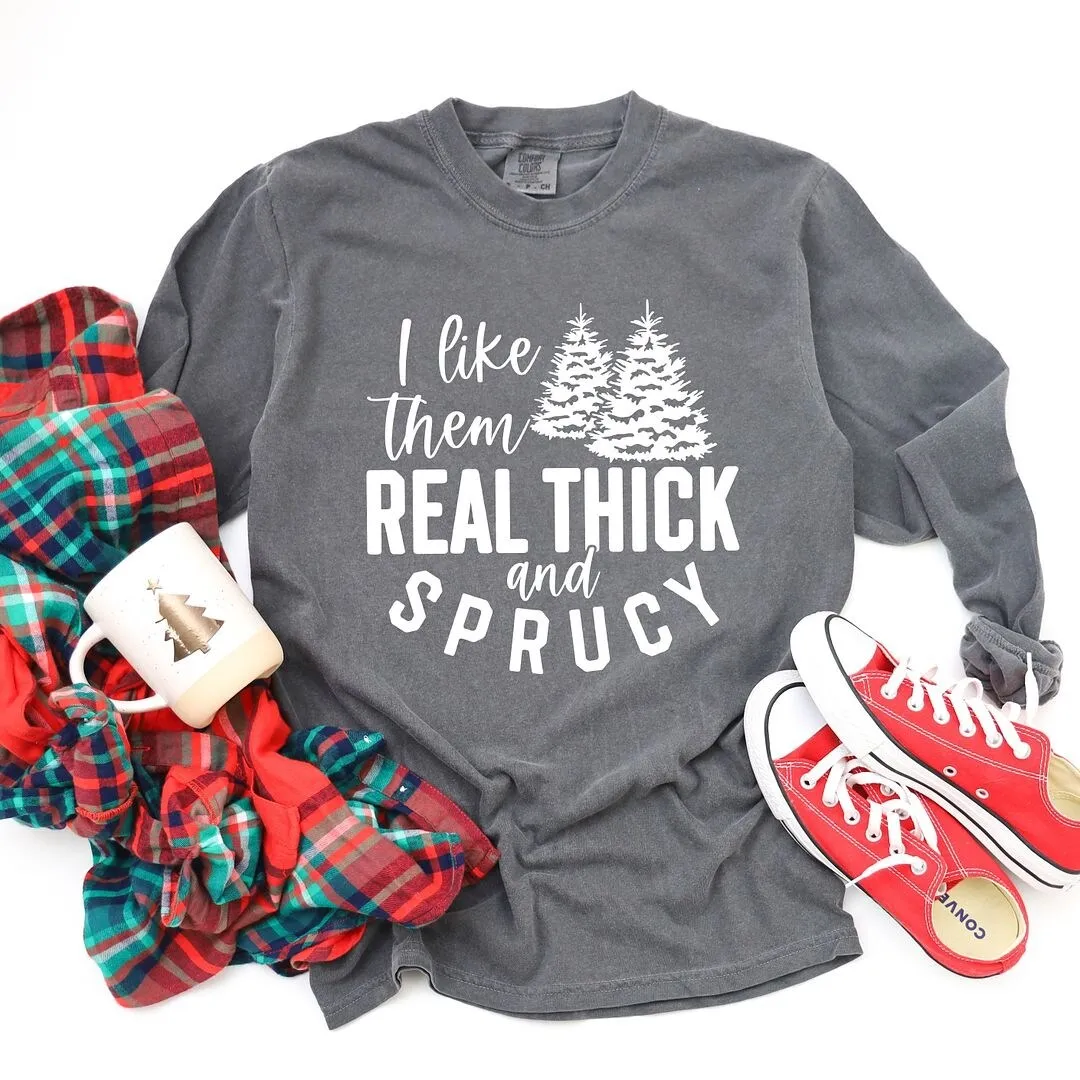 Real Thick and Sprucy Garment Dyed Long Sleeve sold by Zulily