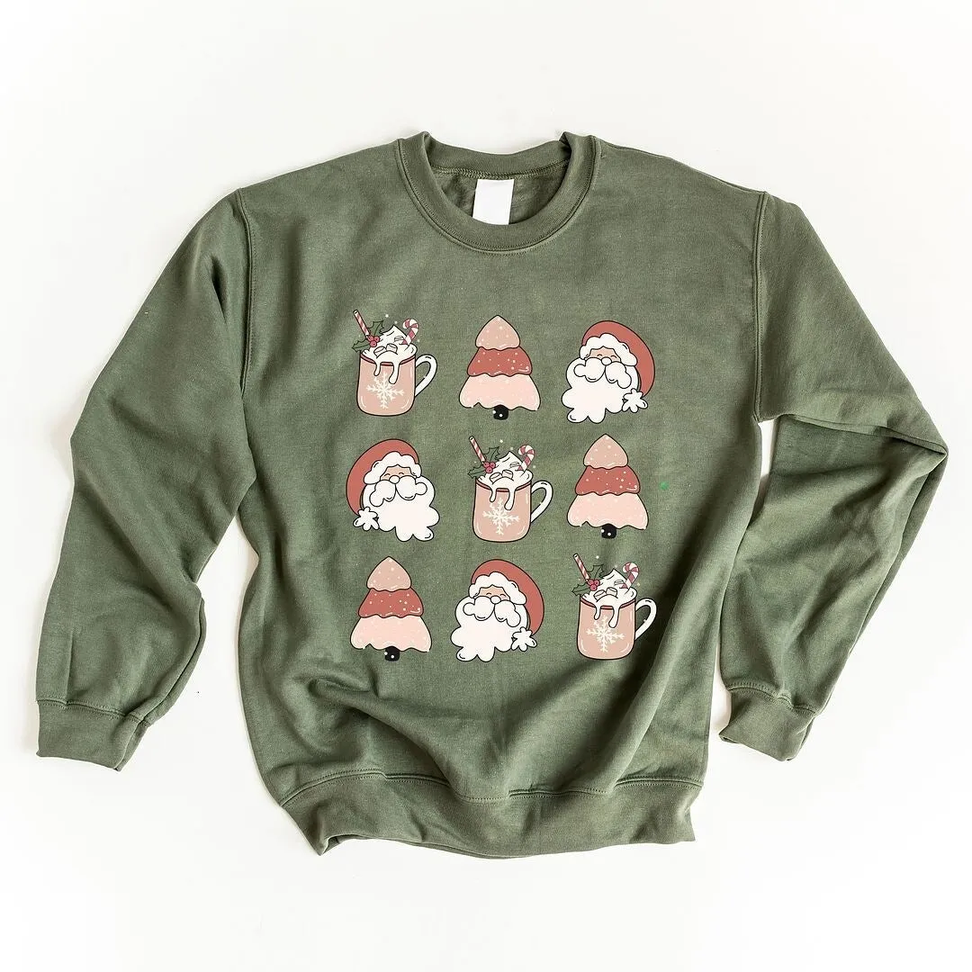 Santa Tree Mug Chart Graphic Sweatshirt sold by Zulily product image thumbnail 2