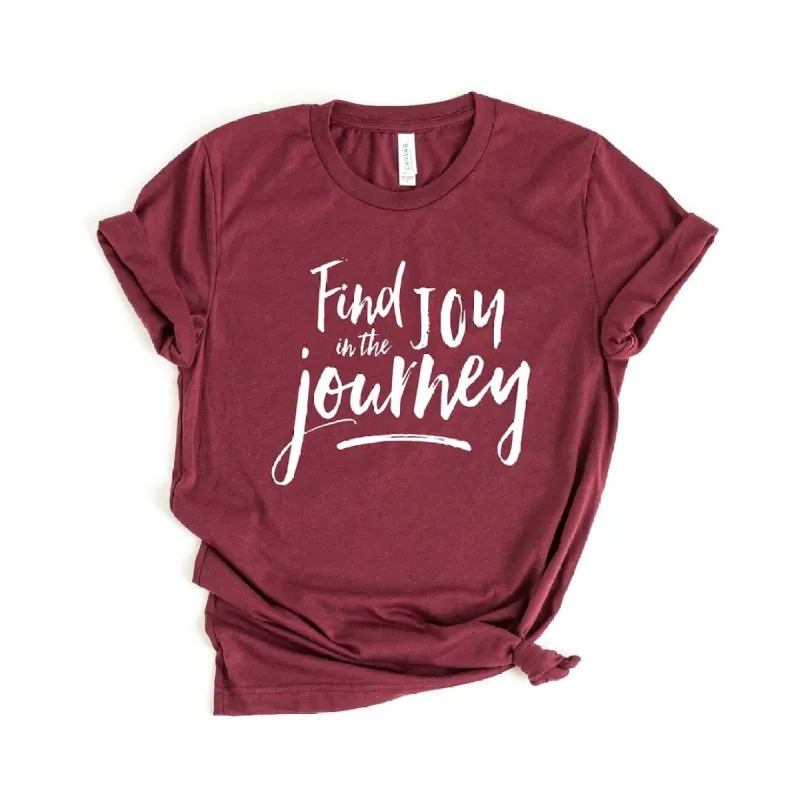 Find Joy in the Journey Short Sleeve Crewnneck Tee sold by Zulily