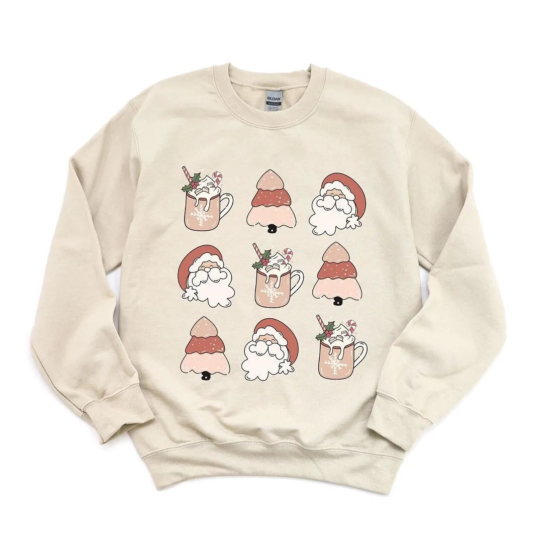 Santa Tree Mug Chart Graphic Sweatshirt sold by Zulily product image thumbnail 2