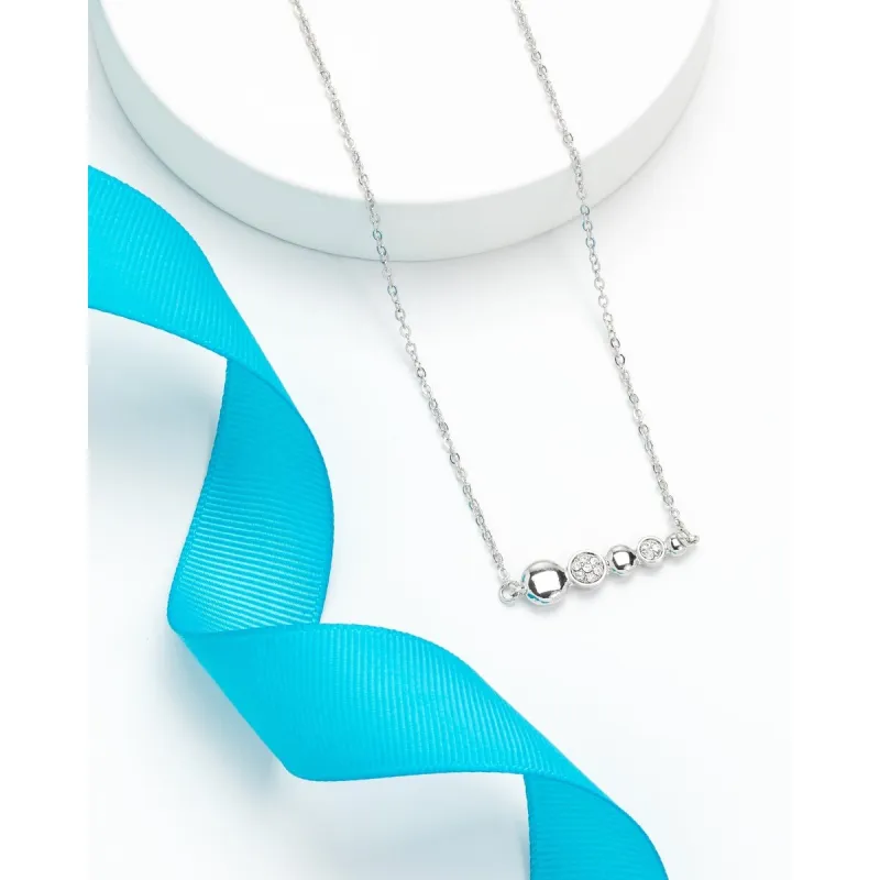 Silvertone Clear Swarovski Crystal Necklace sold by Zulily