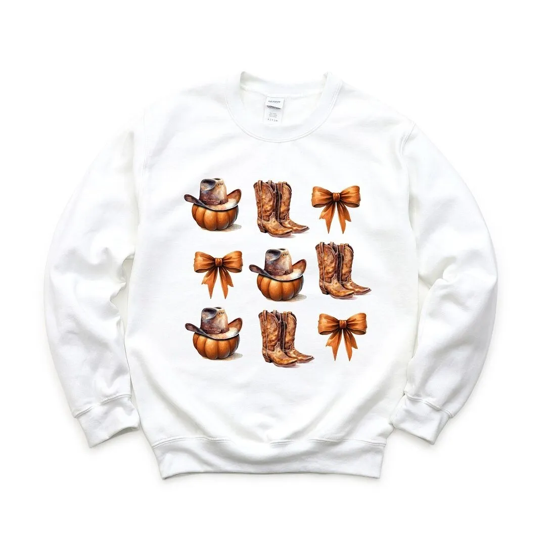 Coquette Pumpkin and Cowboy Boots Graphic Sweatshirt sold by Zulily product image thumbnail 2