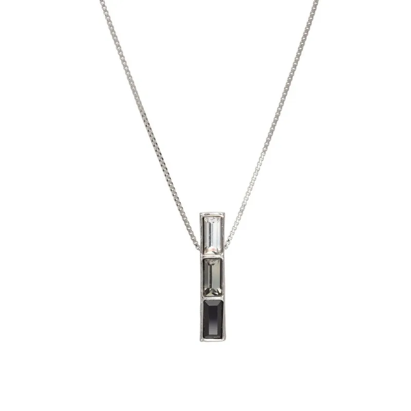 Silvernight Ombre Swarovski Crystal Bar Pendant Necklace sold by Zulily
