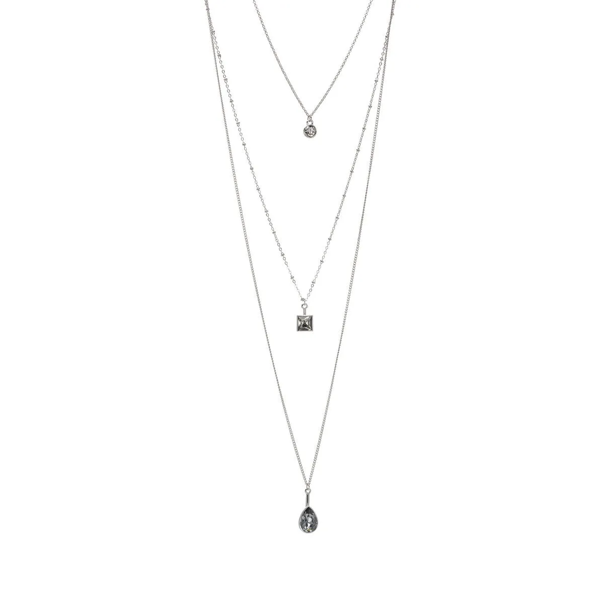 Three-in-one Layered Crystal Necklace sold by Zulily product image thumbnail 2