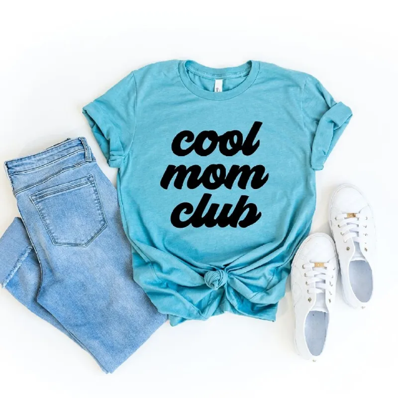 Cool Mom Club Short Sleeve Crewnneck Tee sold by Zulily