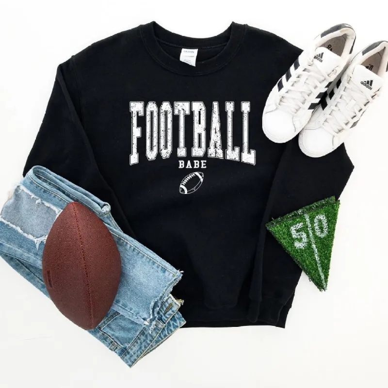 Varsity Football Babe Graphic Sweatshirt sold by Zulily
