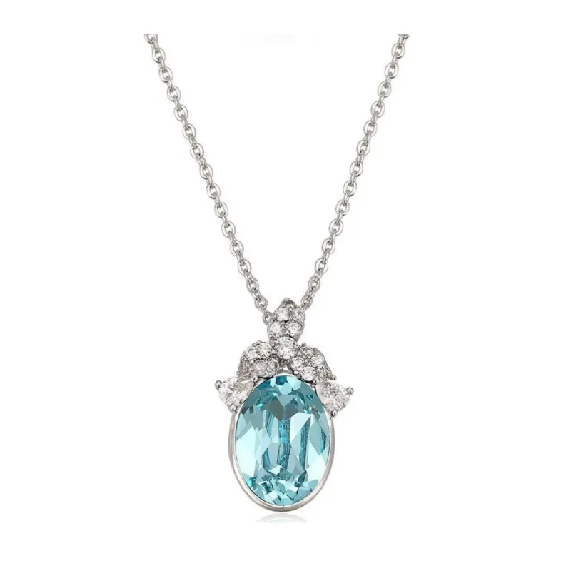 Orante Crystal Oval Pendant Necklace sold by Zulily