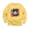 Coquette Animal Print Pumpkin Garment Dyed Long Sleeve sold by Zulily