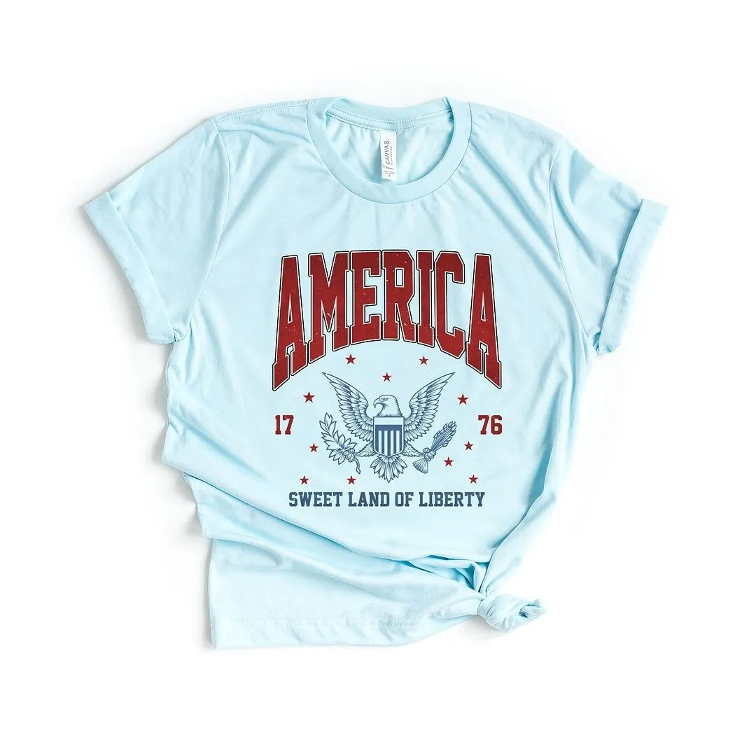America Land of Liberty Eagle Short Sleeve Crewnneck Tee sold by Zulily product image thumbnail 2