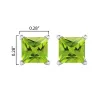 Sterling Silver 2.20Cttw Natural Peridot Stud Earrings sold by Zulily