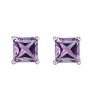 Sterling Silver 1.85Ct Natural Amethyst Stud Earrings sold by Zulily