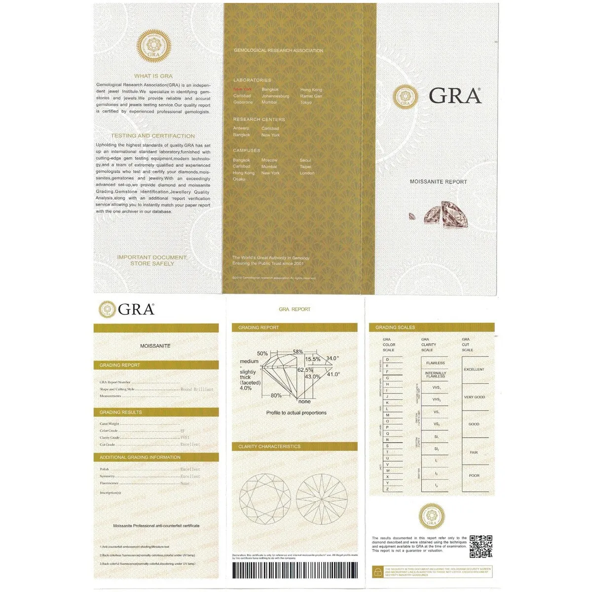 2.60Ct Moissainte Sterling Silver Stud Earrings for Women Gifts sold by Zulily product image thumbnail 4