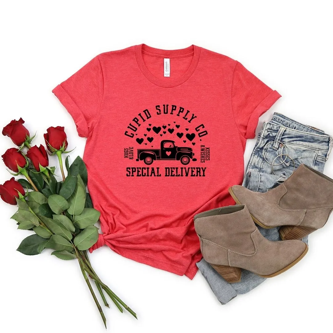 Cupid Supply Co Short Sleeve Crewnneck Tee sold by Zulily
