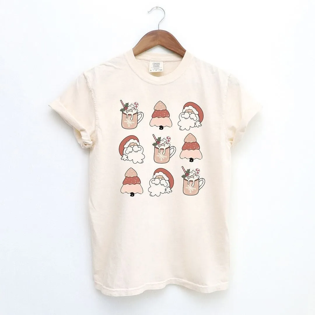 Santa Tree Mug Chart Garment Dyed Tee sold by Zulily product image thumbnail 2