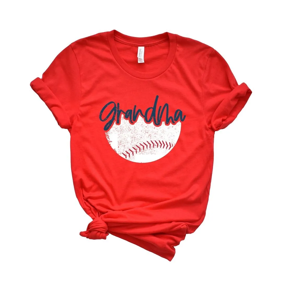 Grandma Baseball Short Sleeve Crewnneck Tee sold by Zulily product image thumbnail 2