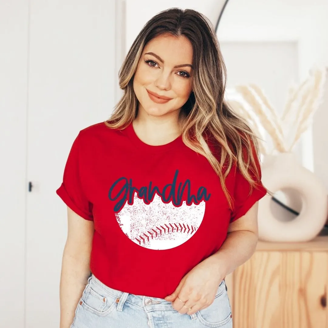 Grandma Baseball Short Sleeve Crewnneck Tee sold by Zulily product image thumbnail 3