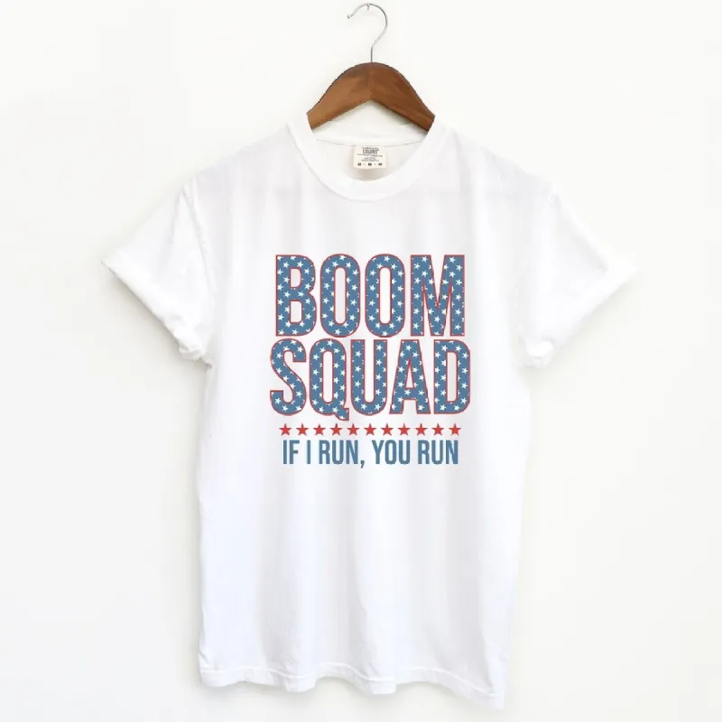 Boom Squad Varsity Stars Garment Dyed Tee sold by Zulily