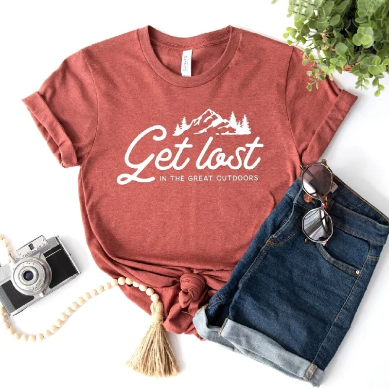 Get Lost In The Great Outdoors Short Sleeve Tee sold by Zulily