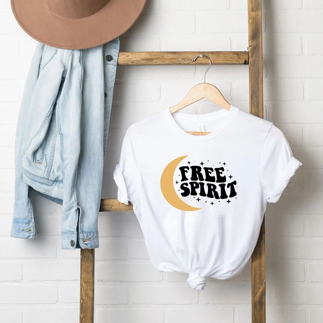 Free Spirit Moon Short Sleeve Tee sold by Zulily