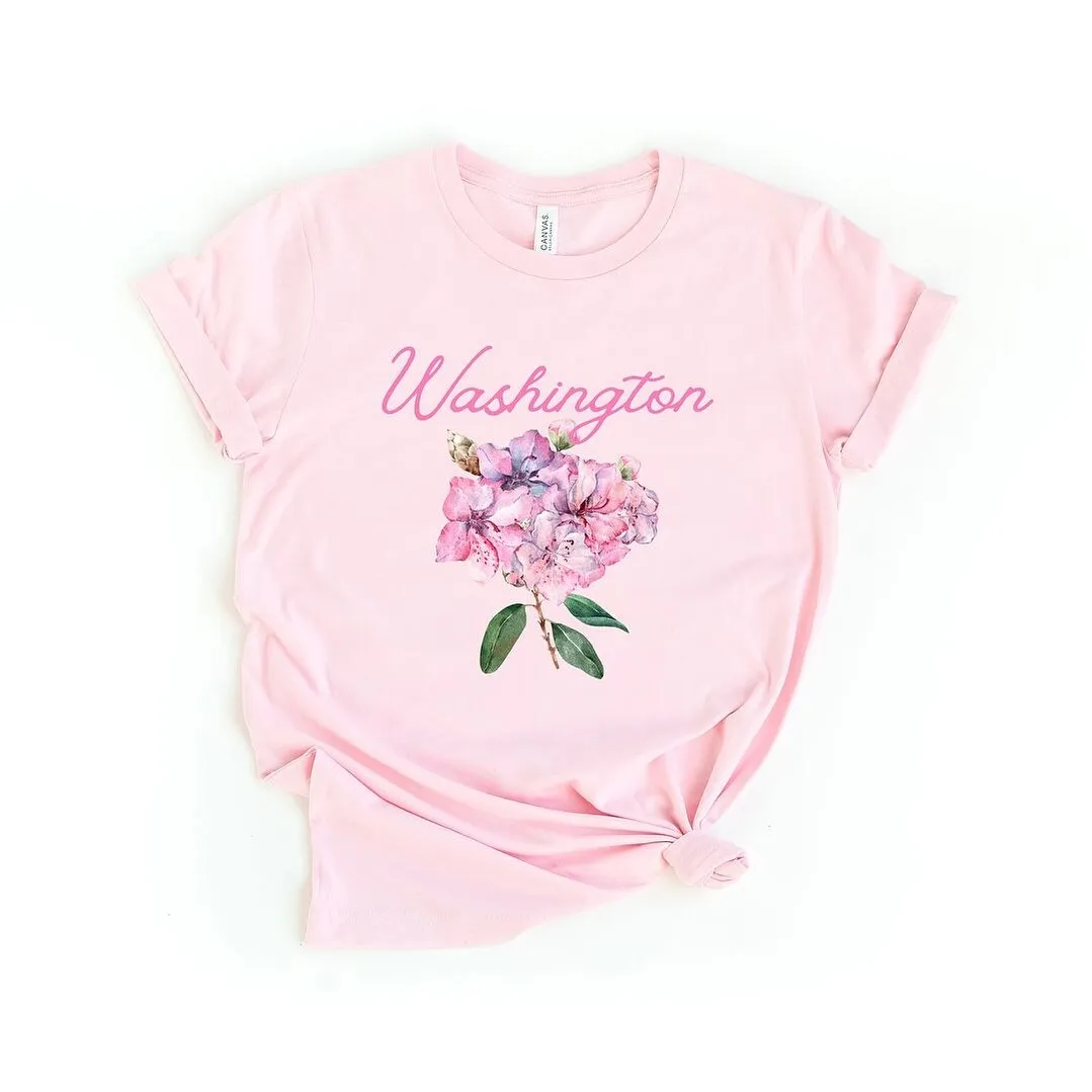 Washington Flower Colorful Short Sleeve Tee sold by Zulily product image thumbnail 2
