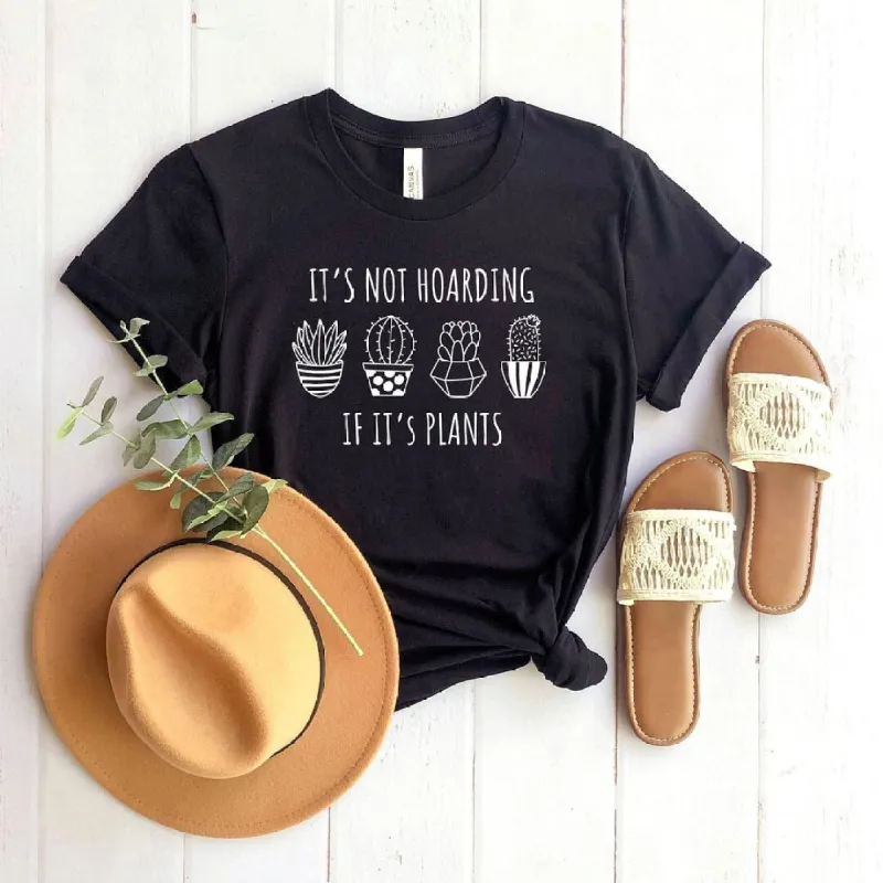 It's Not Hoarding If It's Plants Short Sleeve Tee sold by Zulily