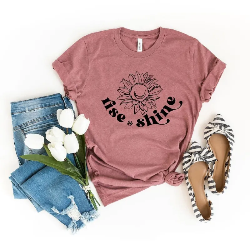 Rise And Shine Wildflower Short Sleeve Tee sold by Zulily