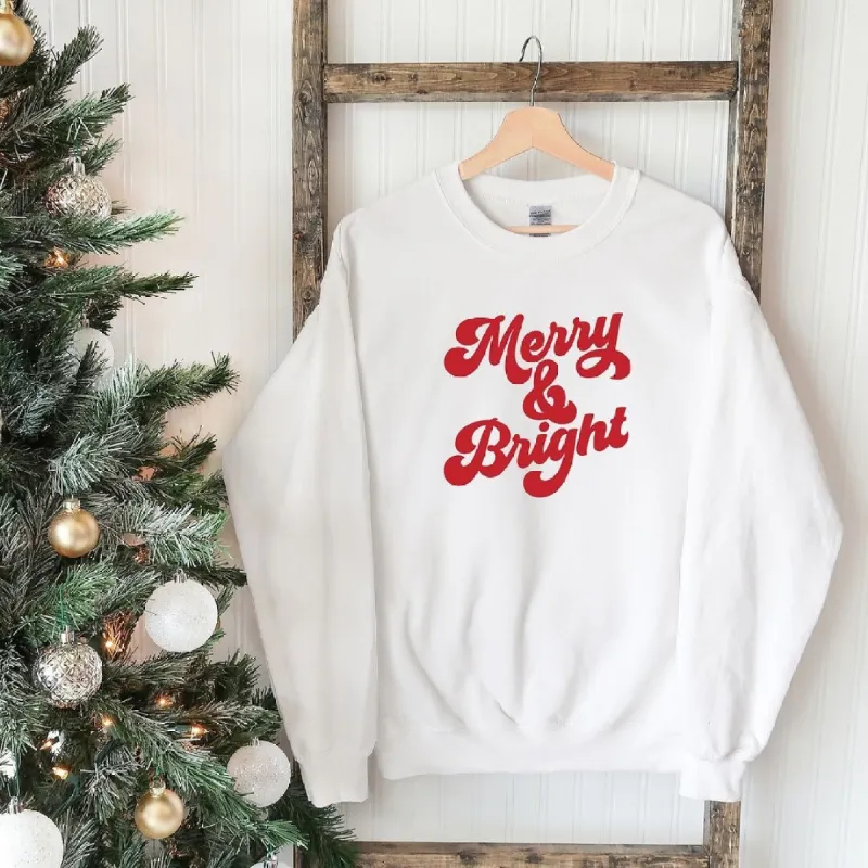 Bold Merry And Bright Graphic Sweatshirt sold by Zulily