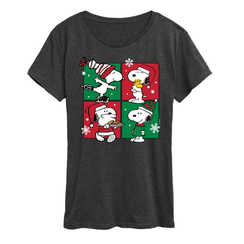 Peanuts Snoopy Christmas Grid sold by Zulily