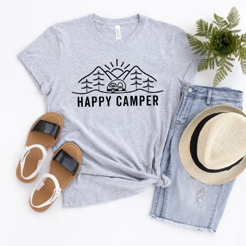 Happy Camper Trailer Short Sleeve Tee sold by Zulily