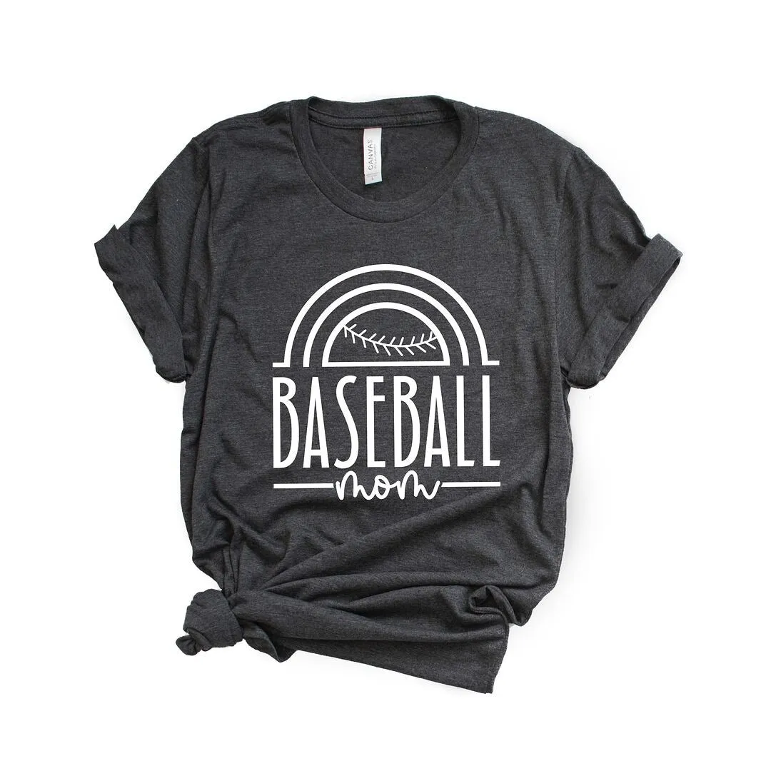 Baseball Mom Arch Short Sleeve Crewnneck Tee sold by Zulily product image thumbnail 2