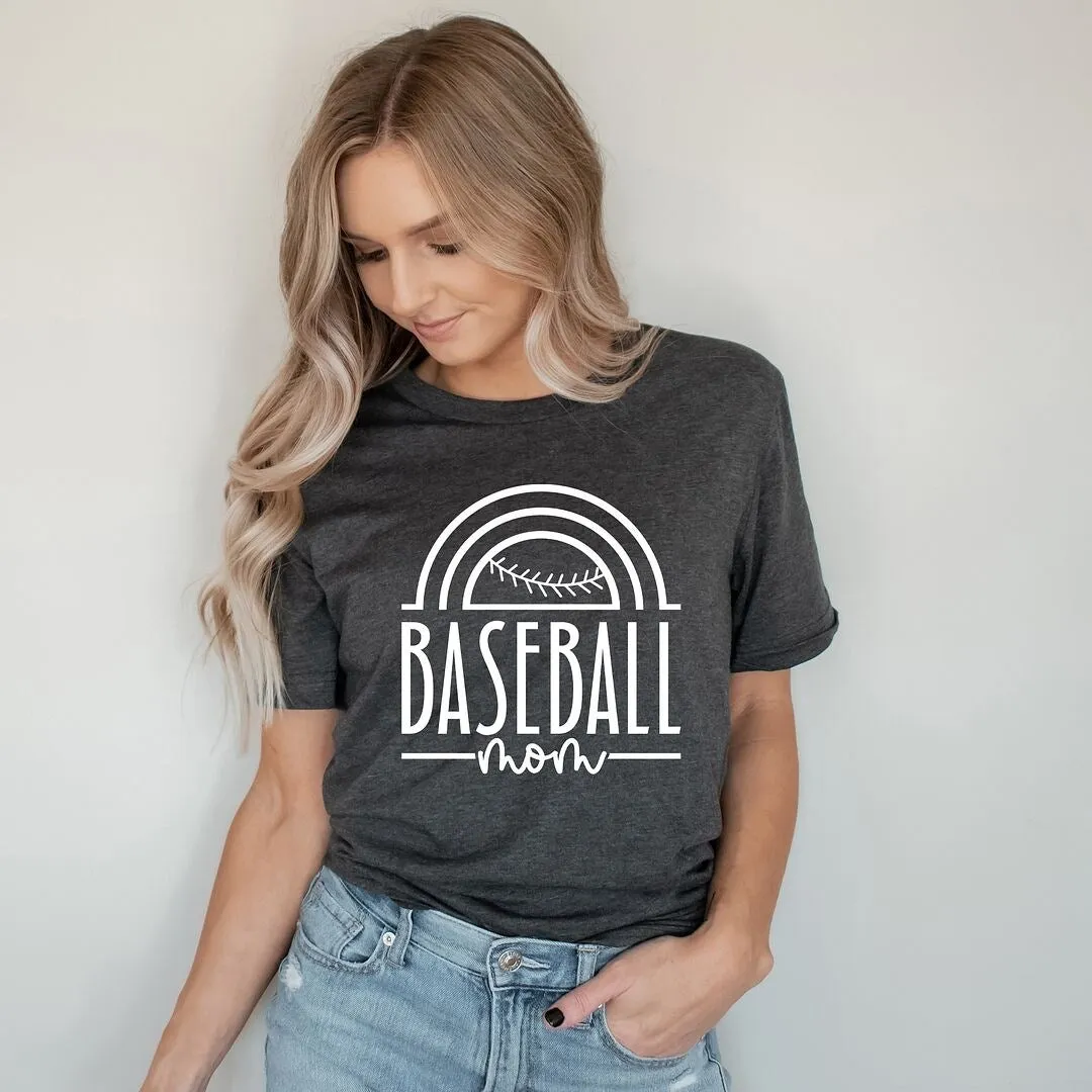 Baseball Mom Arch Short Sleeve Crewnneck Tee sold by Zulily product image thumbnail 3