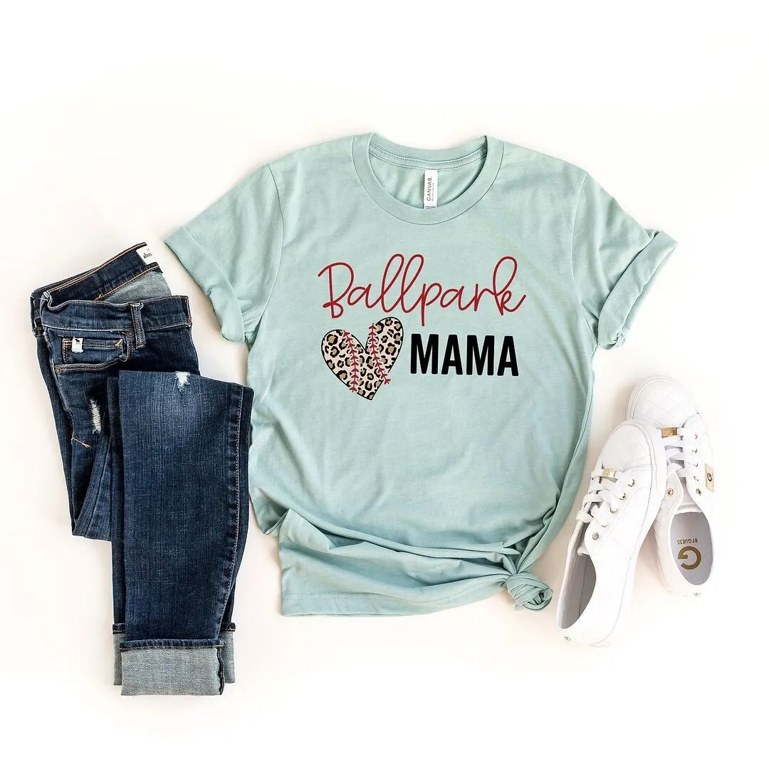 Ballpark Mama Short Sleeve Crewnneck Tee sold by Zulily