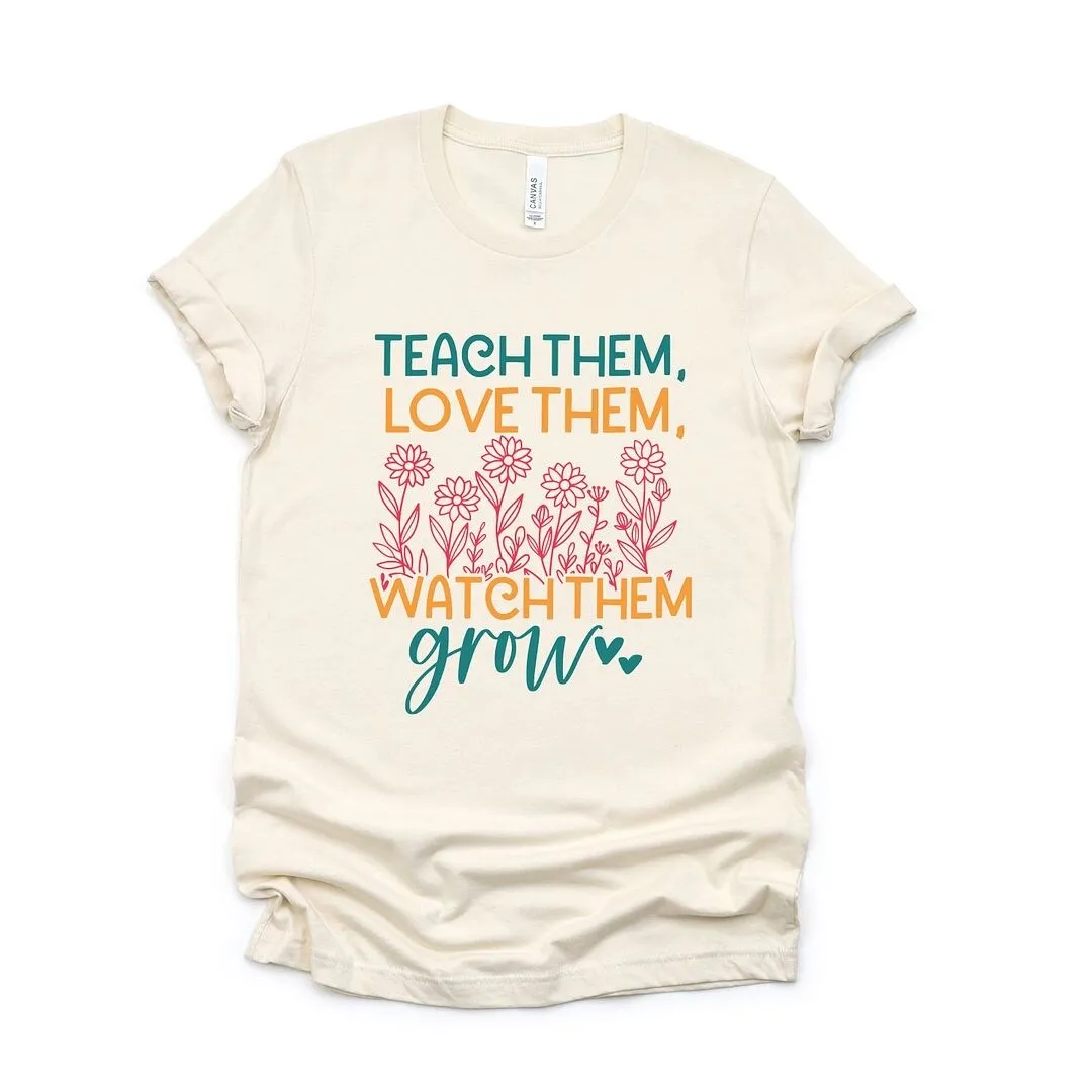 Watch Them Grow Flower Garden Short Sleeve Crewnneck Tee sold by Zulily product image thumbnail 2
