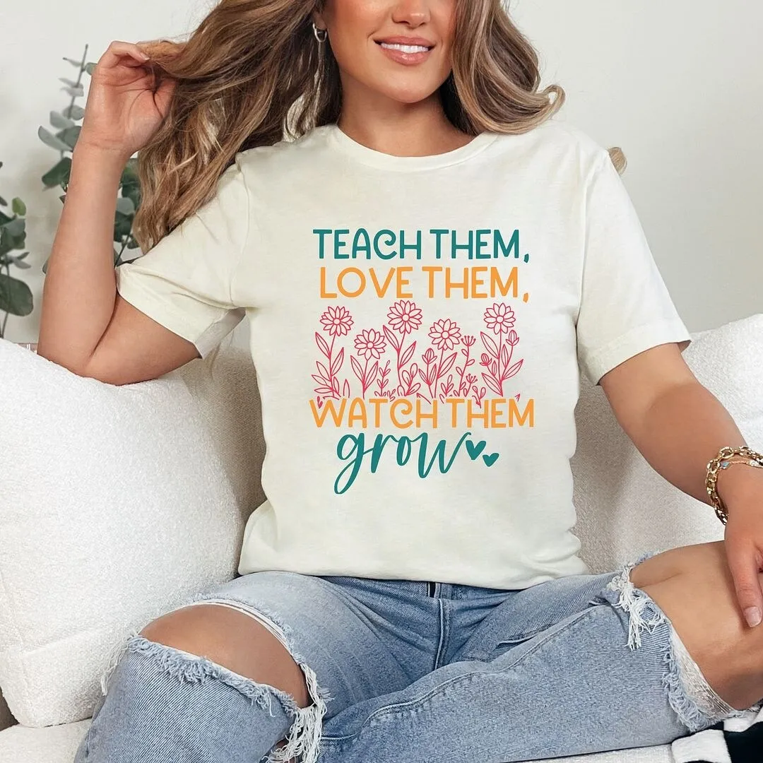 Watch Them Grow Flower Garden Short Sleeve Crewnneck Tee sold by Zulily product image thumbnail 3