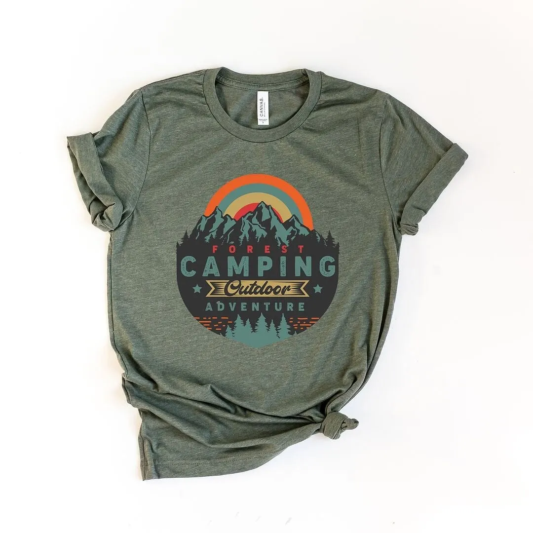 Forest Camping Badge Short Sleeve Crewnneck Tee sold by Zulily product image thumbnail 2