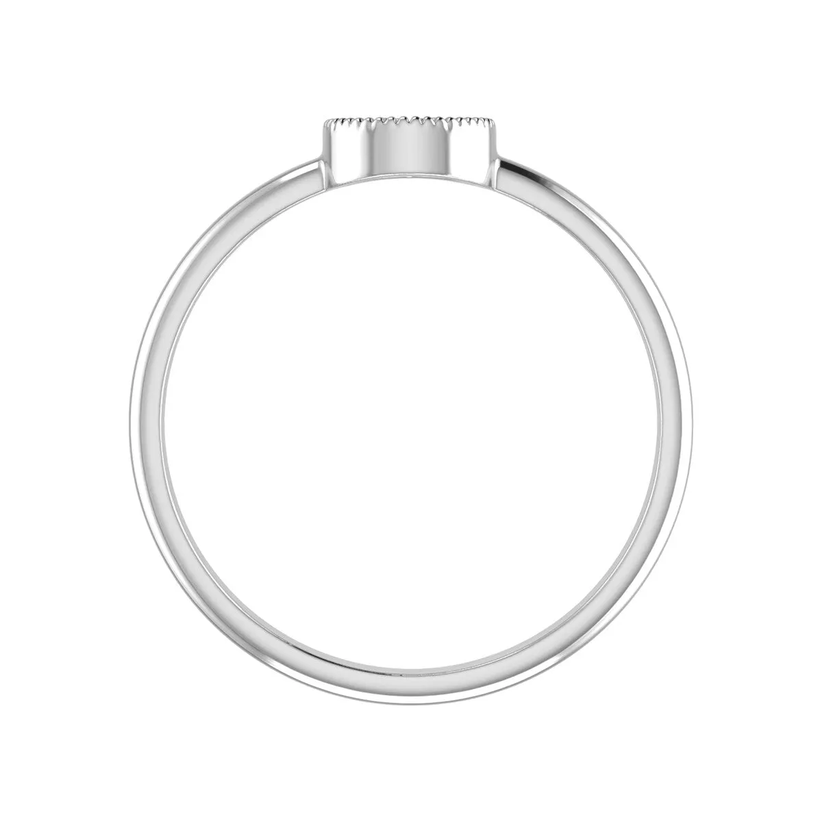 Sterling Silver Natural White Diamond Teardrop Ring sold by Zulily product image thumbnail 3