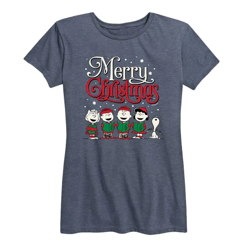 Peanuts Merry Christmas Choir sold by Zulily