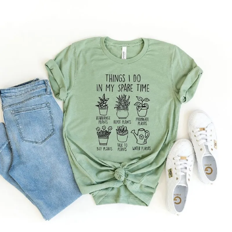 Things I Do In My Spare Time Short Sleeve Tee sold by Zulily