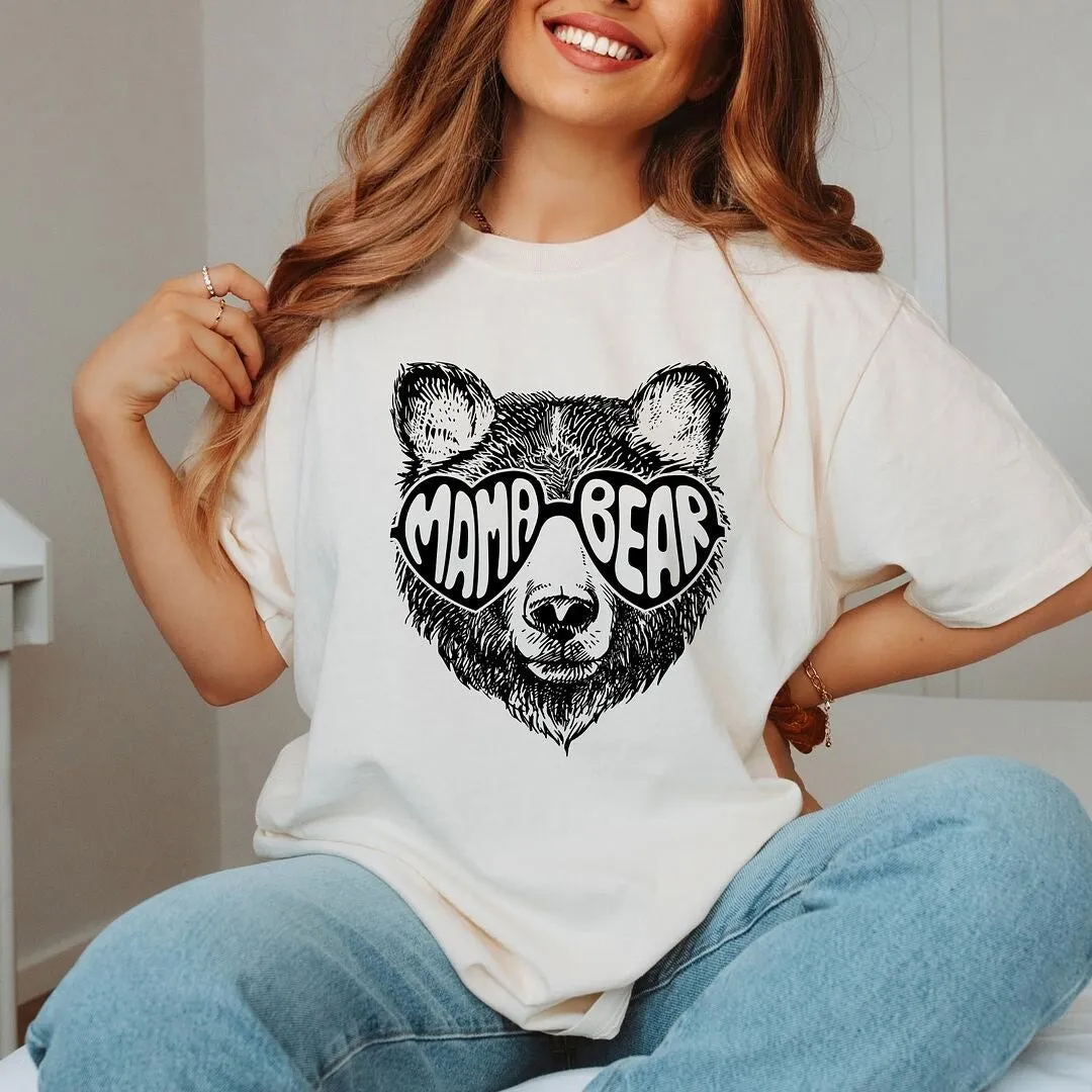 Mama Bear Sunglasses Garment Dyed Tee sold by Zulily product image thumbnail 2