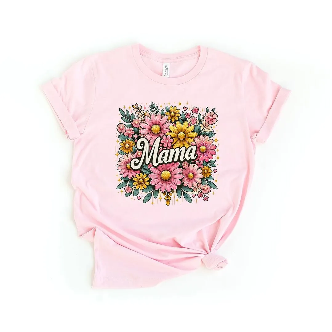 Mama Flower Collage Short Sleeve Crewnneck Tee sold by Zulily product image thumbnail 2