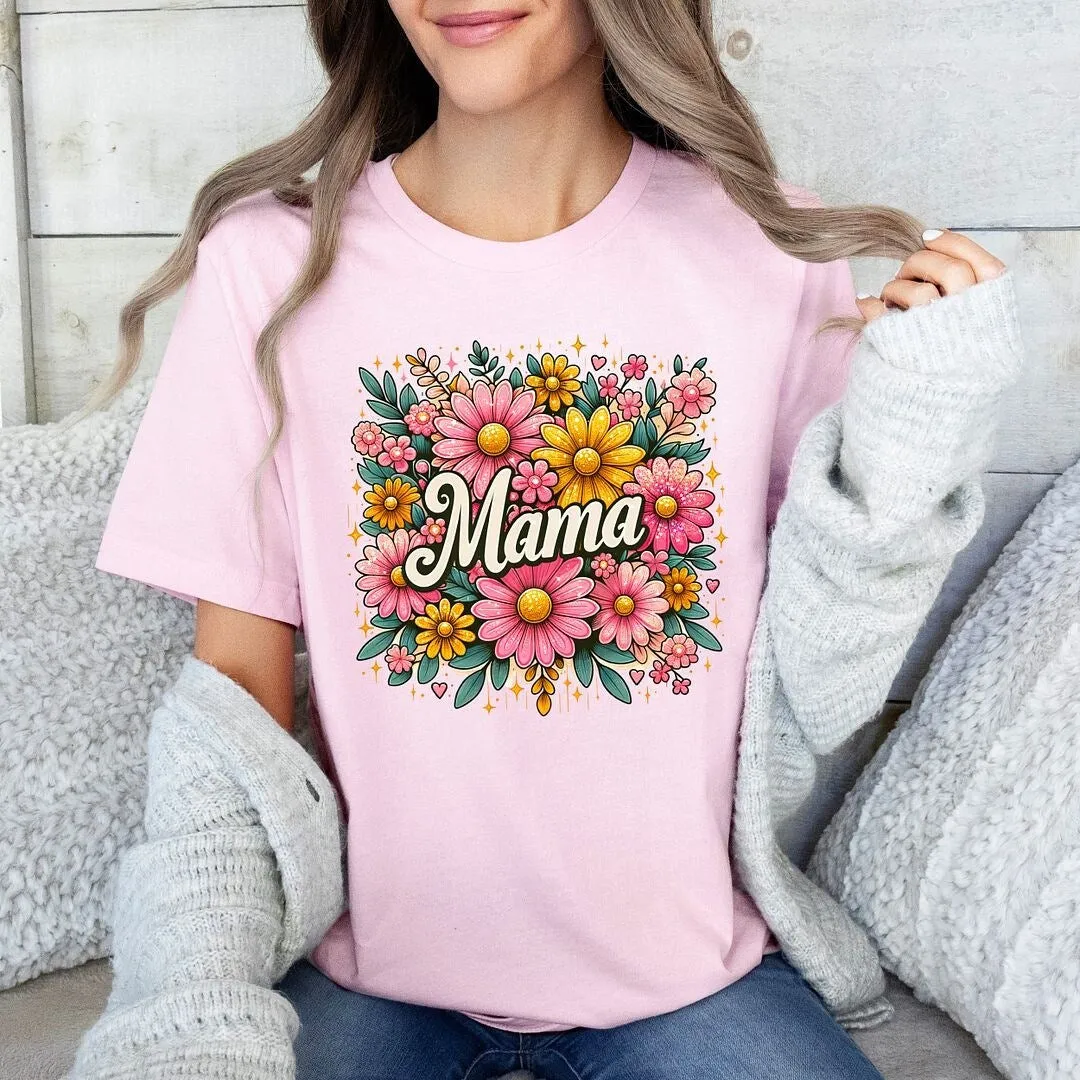 Mama Flower Collage Short Sleeve Crewnneck Tee sold by Zulily product image thumbnail 3