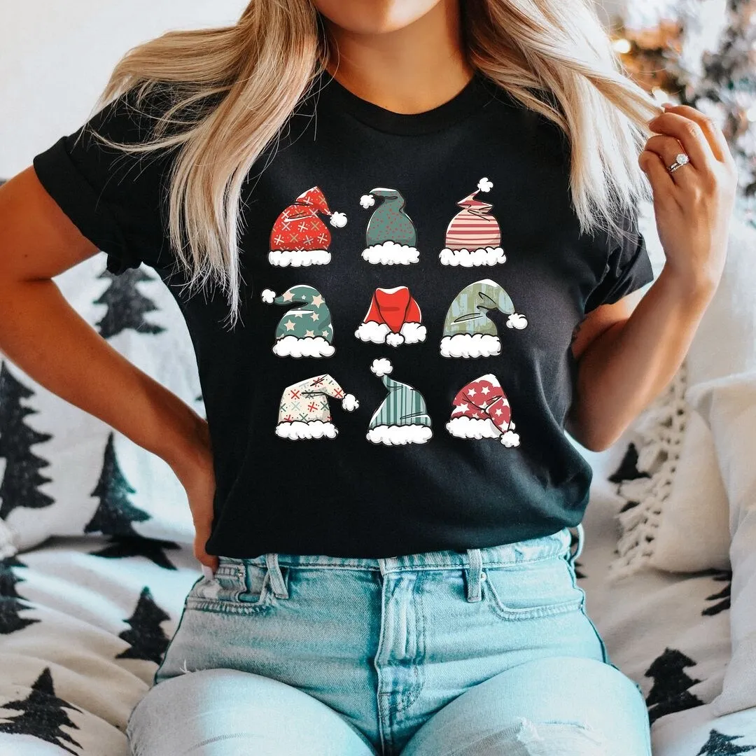 Santa Hat Chart Short Sleeve Crewnneck Tee sold by Zulily product image thumbnail 3