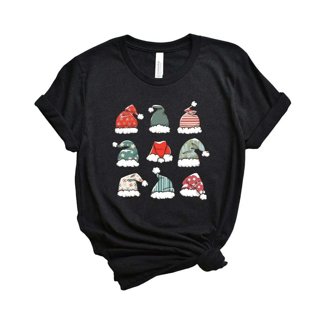 Santa Hat Chart Short Sleeve Crewnneck Tee sold by Zulily product image thumbnail 2