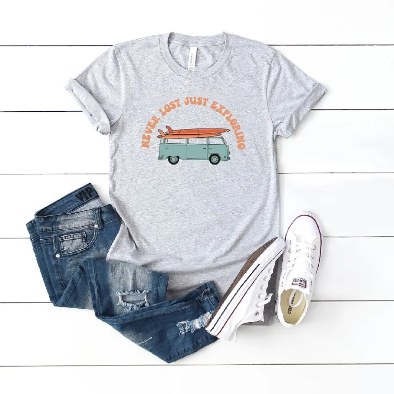 Never Lost Peach Short Sleeve Tee sold by Zulily